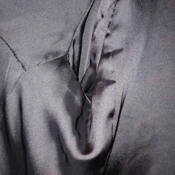 Zara Silk Woman's Blazer. Super pretty. Comfortable. Great with a tan and some j - Picture 7 of 8